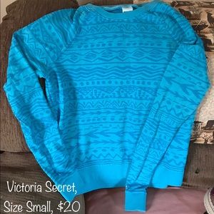 Victoria Secret PINK Aztec Sweatshirt, Size Small